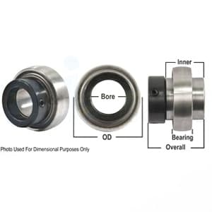 G1012KRRB-I - Bearing, Ball; Spherical W/ Collar, Re-Lubricatable