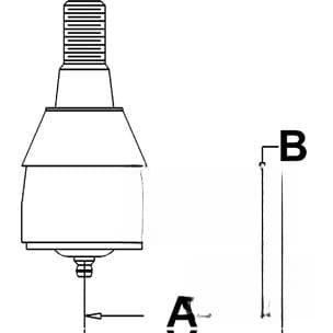 G102130 - Cylinder End, Power Steering