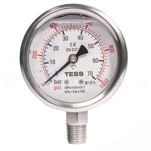 GG1000 - 1000 Lb.; Glycerin Filled Gauge - Thumbnail 2