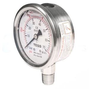 GG1000 - 1000 Lb.; Glycerin Filled Gauge