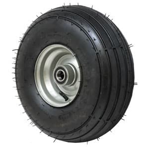 GTS15X6W - Tire & Rim Assembly; 15" X 6.00"-6, 6 Ply, -Ribbed Tire