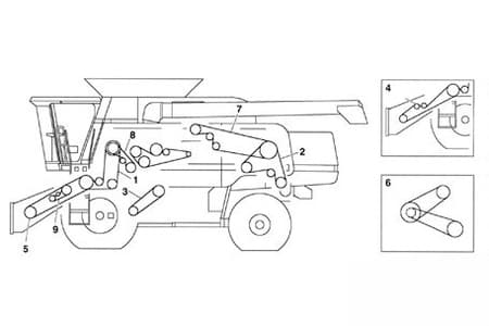 H139963 - Stripper Beater Drive Belt - Thumbnail 4