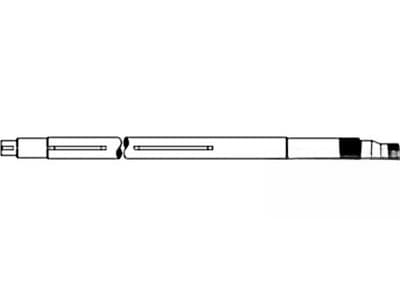 H140042 - Threshing Cylinder (Dual Range) Shaft