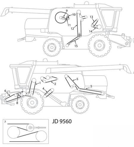 H156541 - Header & Reel Pump Belt - Thumbnail 5