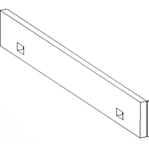 H166689 - Front Beater Wear Plate