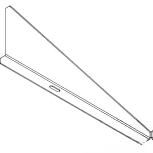 H167216 - Straight (RH) Straw Chopper Vane - Thumbnail 3