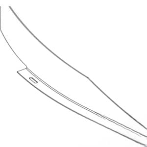 H167320 - Deep (RH) Straw Chopper Vane - Thumbnail 4