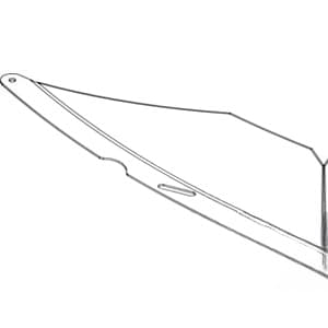 H204635 - No. 2 (LH) Straw Chopper Vane - Thumbnail 4