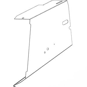 H205822 - LH Rear Feederhouse Drive Shield