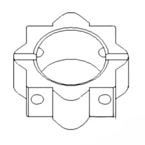 H206870 - Row Unit Slip Clutch; 1 1/4" Hex Quick Coupler
