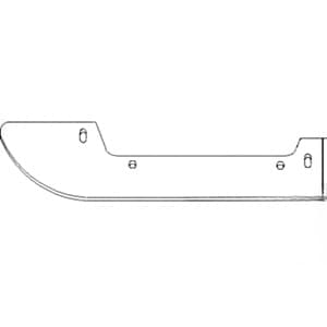 H225719 - Straight Edge Hydraulic Row Unit RH Deck Plate