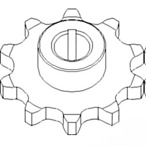 H228385 - Heavy Duty Clean Grain Elevator Sprocket