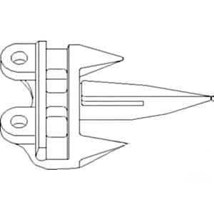 H229540 - Short/Long/Short Knife; 4" Long Point Guard - Thumbnail 2