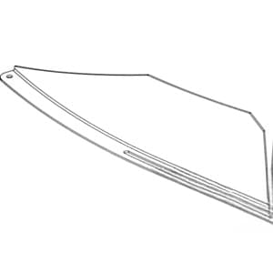 H236606 - Straw Chopper (LH) Vane - Thumbnail 4