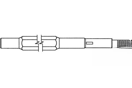 H86092 - Upper Feeder House Shaft