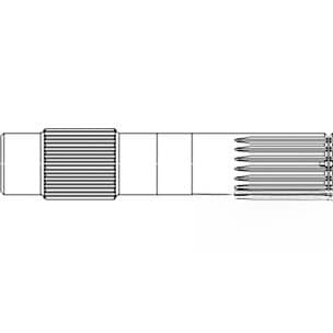 H93674 - Pinion Final Drive Shaft
