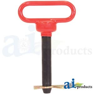 HP104 - Hitch Pin, Red Handled 3/4" x 4"