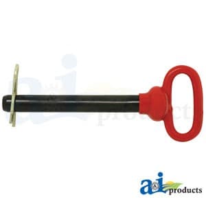 HP106 - Hitch Pin, Red Handled 7/8" x 6 1/2" - Thumbnail 2