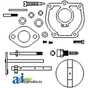 IHCK04 - Carburetor Kit, Complete (IH) "Viton" - Thumbnail 2