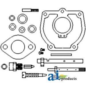 IHCK09 - Carburetor Kit, Complete (IH) "Viton" - Thumbnail 2