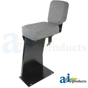IS8212 - Seat, Instructional; Black/Gray Matrix Fabric w/ Handle