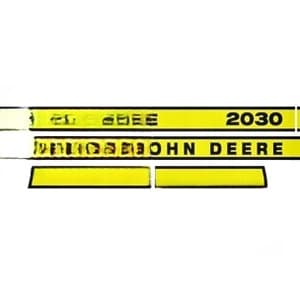 JD2030E - Hood Decal