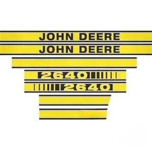 JD2640 - Hood Decal