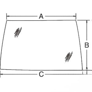 K262895 - Glass, Windshield, Front