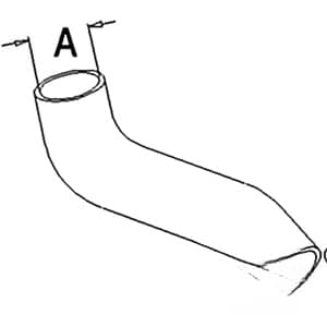 K921974 - Air Cleaner To Radiator Hose