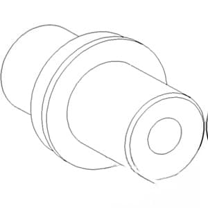 L111817 - ZF Axle Support Assy Pin