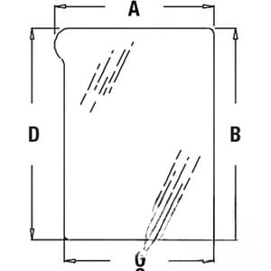 L151752 - Glass, Windshield, Lower (LH)