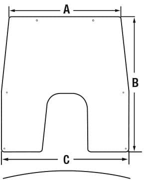 L213348 - Glass; Windshield, Fixed Panorama