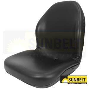 LGT125BL - Seat, Lawn & Garden, UTV, Tractor, Skidsteer, Black Vinyl - Thumbnail 2