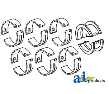 MB414-20 - Bearing Set, Main (.020", set of 7)