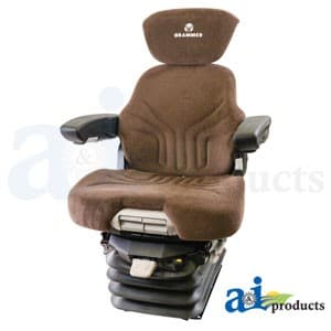 MSG95741BNC - Grammer Seat Assembly, Brown MATRIX CLOTH, Black Vinyl Armrests