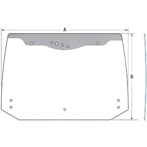 MT40430146 - Glass, Rear Window