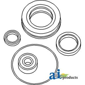 N159763 - Seal Kit Incls: pilot brg, greaseable release brg, PTO seals & O-ring