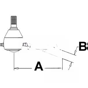 NAA33271A - Drag Link End, Rear