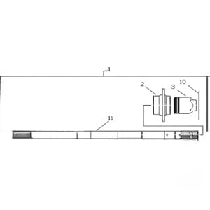 NAA70038 - Kit, Shaft, PTO (Conversion from 1 1/8" to 1 3/8" 6 Spline) - Thumbnail 5