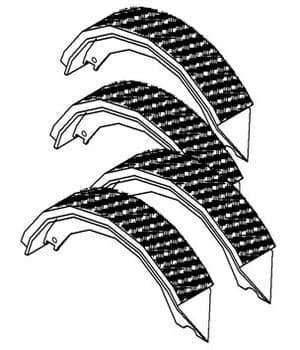 NCA2218B - Drum Type Brake Shoes - Thumbnail 3