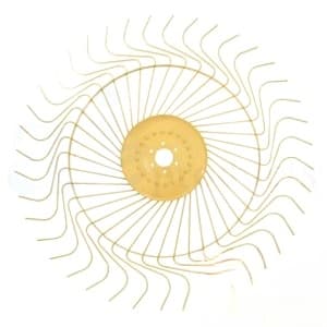 (LH) w/ 7mm Tines Rake Wheel Complete