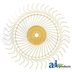 P20BG004 - Rake Wheel Complete, (LH) w/ 7mm Tines