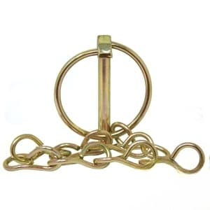 PN102C - w/ Chain .250" (5 pk) Lynch Pin