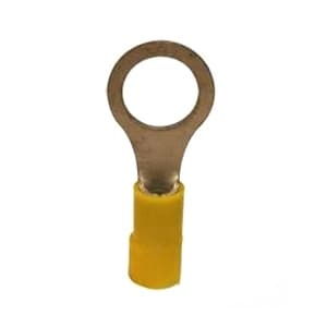 R11 - 10 Pk Stud Size 3/8" Wire Size 12-10 Insulated Ring Terminal - Thumbnail 2