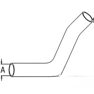 R126605 - Upper Radiator Hose