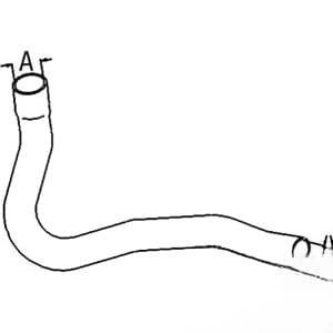 R130571 - Upper Radiator Hose