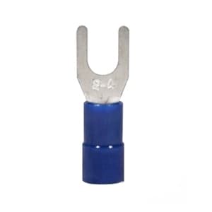 R14 - 10 Pk Stud Size #8 Wire Size 16-14 Insulated Spade Terminal - Thumbnail 2