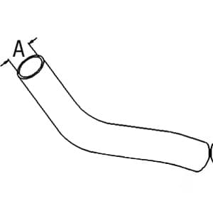 R164844 - Upper Radiator Hose