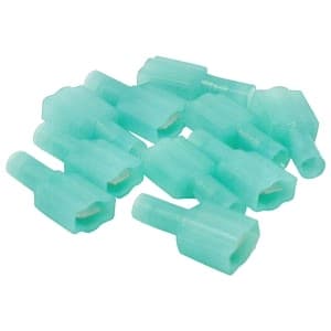 R19WP - 10 Pack .25" Tab 16-14 AWG Insulated & Weather Proof Male Connector