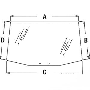 R110990 - Glass, Rear